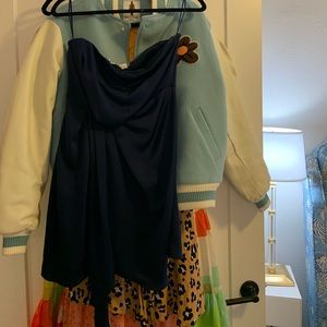 Ramy Brook Strapless Navy Dress